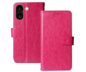 Anybird Flip Premium Cuir Housse Magnétique Téléphone Coque pour Logicom Orion E1 Plus 6.75" Étui Cas Couverture Protecteur Case Portefeuille Cover Business Wallet (Rose)