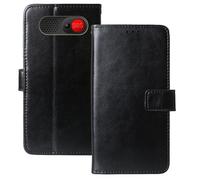 Anybird Flip Premium Cuir Housse Magnétique Téléphone Coque pour Logicom Posh S85 2.51" Étui Cas Couverture Protecteur Case Portefeuille Cover Business Wallet (Noir)