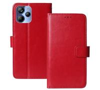 Anybird Flip Premium Cuir Housse Magnétique Téléphone Coque pour Lunar Eclipse L1 5G 6.79" Étui Cas Couverture Protecteur Case Portefeuille Cover Business Wallet (Rouge)