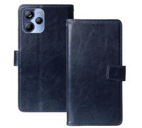 Anybird Flip Premium Cuir Housse Magnétique Téléphone Coque pour Lunar Eclipse L1 5G 6.79" Étui Cas Couverture Protecteur Case Portefeuille Cover Business Wallet (Bleu Fonce)