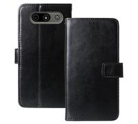 Anybird Flip Premium Cuir Housse Magnétique Téléphone Coque pour MyPhone 7340 LTE 2.8" Étui Cas Couverture Protecteur Case Portefeuille Cover Business Wallet (Noir)