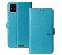 Anybird Flip Premium Cuir Housse Magnétique Téléphone Coque pour Neow Kids 5.5" Étui Cas Couverture Protecteur Case Portefeuille Cover Business Wallet (Bleu)