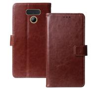Anybird Flip Premium Cuir Housse Magnétique Téléphone Coque pour Panasonic KX-TF400EXB 2.4" Étui Cas Couverture Protecteur Case Portefeuille Cover Business Wallet (Brun)