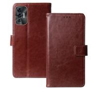 Anybird Flip Premium Cuir Housse Magnétique Téléphone Coque pour Thomson Origin 679 Lagoon/Thomson Origin 679 Onyx 6.79" Étui Cas Couverture Protecteur Case Cover (Brun)