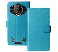 Anybird Flip Premium Cuir Housse Magnétique Téléphone TPU Silicone Coque pour DOOGEE S200 Ultra 5G Étui Cas Couverture Protecteur Case Portefeuille Cover Business Wallet (Bleu)