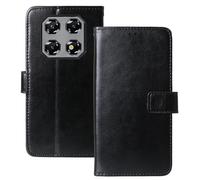 Anybird Flip Premium Cuir Housse Magnétique Téléphone TPU Silicone Coque pour Oukitel WP60 5G 7.2" Étui Cas Couverture Protecteur Case Portefeuille Cover Business Wallet (Noir)