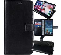 Anybird Flip Premium Cuir Housse Magnétique Téléphone TPU Silicone Coque pour ZTE Nubia Z70S Ultra Étui Cas Couverture Protecteur Case Portefeuille Cover Business Wallet (Noir)