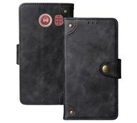 Anybird Flip Retro Cuir Housse Magnétique Téléphone Coque pour Doro 2800/2820 / 2821/2880 / 6820/6821 / 6040/6060 / E20 / E21 / E30 / E31 2.8" Étui Cas Couverture Protecteur Case Cover (Noir)