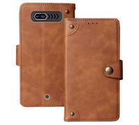 Anybird Flip Retro Cuir Housse Magnétique Téléphone Coque pour Hammer H Forge 2.4" Étui Cas Couverture Protecteur Case Cover (Brun)