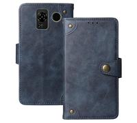 Anybird Flip Retro Cuir Housse Magnétique Téléphone Coque pour SPC Talk 2 / Talk 2 GO 1.77" Étui Cas Couverture Protecteur Case Cover (Bleu)