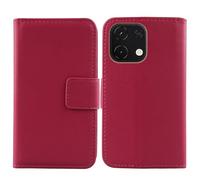 Anybird Flip Rose Veritable Cuir Housse Magnétique Téléphone Coque pour Logicom Cosmo M2 Pro 6.75" Étui Cas Protecteur Case Portefeuille Cover