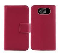 Anybird Flip Rose Veritable Cuir Housse Magnétique Téléphone Coque pour Maxcom Comfort MM724 L 2.2" Étui Cas Protecteur Case Portefeuille Cover