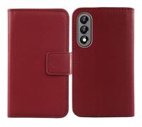 Anybird Flip Rouge Veritable Cuir Housse Magnétique Téléphone Coque pour Thomson Origin 680 5G 6.74" Étui Cas Protecteur Case Portefeuille Cover