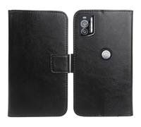 Anybird Noir PU Cuir Housse Coque Etui Couverture Protecteur Cas Portefeuille Flip Case Cover Book Wallet pour Crosscall Stellar X5 6.49"