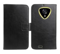 Anybird Noir PU Cuir Housse Coque Etui Couverture Protecteur Cas Portefeuille Flip Case Cover pour Cubot Kingkong Mini 4 4.7"
