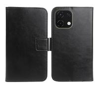 Anybird Noir PU Cuir Housse Coque Etui Couverture Protecteur Cas Portefeuille Flip Case Cover pour Logicom Cosmo M2 Pro 6.75"