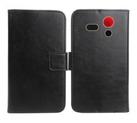 Anybird Noir PU Cuir Housse Coque Etui Couverture Protecteur Cas Portefeuille Flip Case Cover pour Olympia Star 2.4"