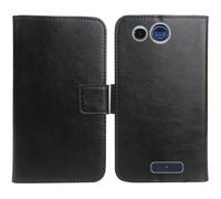Anybird Noir PU Cuir Housse Coque Etui Couverture Protecteur Cas Portefeuille Flip Case Cover pour Panasonic KX TU110 1.77"