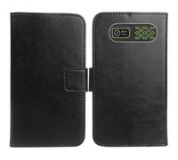 Anybird Noir PU Cuir Housse Coque Etui Couverture Protecteur Cas Portefeuille Flip Case Cover pour Trevi Forte 80 2"
