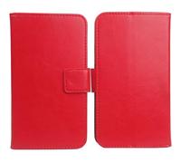 Anybird Rouge PU Cuir Housse Coque Etui Couverture Protecteur Cas Portefeuille Flip Case Cover pour GlocalMe G4 Pro 5"