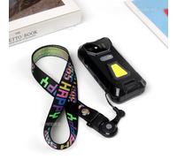 Anybird Téléphone Housse Coque Etui TPU Silicone Cas Lanyard Case pour DOOGEE S200 Max 6.72" Premium Cover Case Couverture Noir