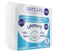 Anycare Lingettes Sèches au Liniment 40 unités