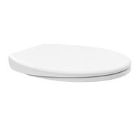 ANYCEE Couvercle de Abattant WC avec Frein de Chute, Cuvette Toilette forme O, Couvercle de WC Antibactérien, Siège de Toilette en Duroplast avec Quick-Release, Lunette Universelle, Blanc