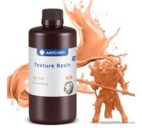 Anycubic 14K Texture Resine, Résine UV 405nm, Résine Haute Précision pour imprimante 3D, Finition Mate, Faible Odeur, Haute Ténacité, Convient pour Différentes Scènes Miniatures, Abricot 1000g
