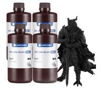 ANYCUBIC ABS-Like Resin Pro 2 pour Imprimante 3D LCD, Haute Précision et Faible Odeur, Résine Photopolymère UV 405nm, Compatible LCD/DLP (Noir, 4kg)