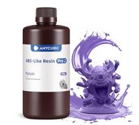 ANYCUBIC ABS-Like Resin Pro 2 pour Imprimante 3D LCD, Haute Précision et Faible Odeur, Résine Photopolymère UV 405nm, Compatible LCD/DLP (Voilet, 1kg)