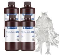 ANYCUBIC ABS-Like Resin Pro 2 pour Imprimante 3D LCD, Haute Précision et Faible Odeur, Résine Photopolymère UV 405nm, Compatible LCD/DLP (Transparente, 4kg)