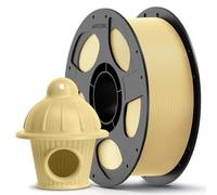 Anycubic Filament PETG de 1.75mm pour Imprimante 3D, Précision Dimensionnelle +/- 0.02 mm, Haute Résistance, Couleurs Vives, Durable et Résistant aux Chocs, 1KG, Couleur Crème