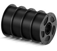 ANYCUBIC Filament PLA Haute Vitesse, Filament PLA 1.75mm pour Imprimante 3D, 10X Plus Rapide avec Excellente Qualité d'Impression, Identification Intelligente Filament, Noir 4KG