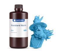ANYCUBIC Imprimante 3D Résine Rapide LCD photopolymérisant UV 405nm résine photopolymère Standard pour l'impression 3D (Bleu, 1000g)