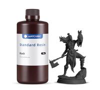 ANYCUBIC imprimante 3D résine Rapide LCD photopolymérisant UV 405nm résine photopolymère Standard pour l'impression 3D (Noir, 1000g)