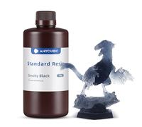 ANYCUBIC imprimante 3D résine Rapide LCD photopolymérisant UV 405nm résine photopolymère Standard pour l'impression 3D (Noir Fumé, 1000g)