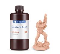 ANYCUBIC imprimante 3D résine Rapide LCD photopolymérisant UV 405nm résine photopolymère Standard pour l'impression 3D (Beige, 1000g)