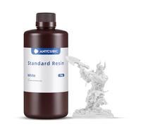 ANYCUBIC imprimante 3D résine rapide LCD photopolymérisant UV 405nm résine photopolymère standard pour l'impression 3D (Blanc, 1000g)