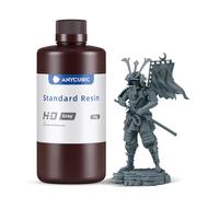ANYCUBIC imprimante 3D résine rapide LCD photopolymérisant UV 405nm résine photopolymère standard pour l'impression 3D (HD Gris, 1000g)