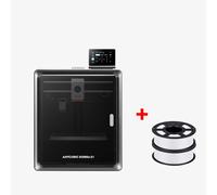 Anycubic Kobra S1 et 2KG PLA Filament Blanc, Construction CoreXY Entièrement Fermée Bundle