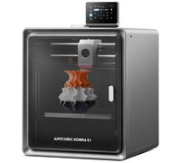 ANYCUBIC Kobra S1 Imprimante 3D Multicolore pour Amazon, Intelligente Imprimante FDM, 600 mm/s Haute Vitesse, Construction CoreXY Fermée, Impression silencieuse de 44 DB, Taille 250 * 250 * 250 mm