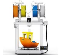 Anycubic Kobra X Imprimante 3D, Impression Rapide à 600 mm/s, Force d'extrusion adaptative Imprimer du Filament Souple et Dur, Impression à Distance Intelligente, Impression 4 Couleurs pour Débutant