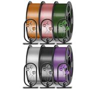 ANYCUBIC PETG Filament 1,75 mm, Compatible avec la Plupart des Imprimantes FDM, 6kg PETG Transparent Olive&Transparent Rose&Transparent Brun&Transparent Violet&Transparent Gris&Transparent
