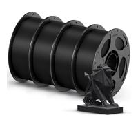 ANYCUBIC PETG Filament 1,75 mm, Robuste et Durable, Faible Déformation et Excellente Adhérence des Couches, Compatible avec la Plupart des Imprimantes FDM, 4KG PETG,Noir