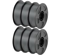 ANYCUBIC PETG Filament 1,75 mm, Robuste et Durable, Faible Déformation et Excellente Adhérence des Couches, Compatible avec la Plupart des Imprimantes FDM, 6kg Texture Gris
