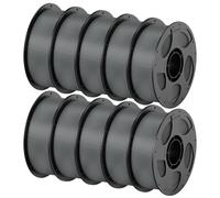 ANYCUBIC PETG Filament 1,75 mm, Robuste et Durable, Faible Déformation et Excellente Adhérence des Couches, Compatible avec la Plupart des Imprimantes FDM, 10kg Texture Gris