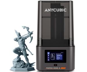 Anycubic Photon Mono 4 Ultra Imprimante 3D Résine, Écran LCD Mono 7” 10k avec Source Lumineuse COB, Vitesse Max120mm/h, Écran Tactile HD avec 8 Langues, Taille d'impression 153,4x87x165 mm