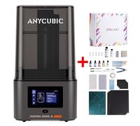 Anycubic Photon Mono 4 Ultra Imprimante 3D Résine et ANYCUBIC Kit de Peinture D’Impression 3D, Peintures Acryliques À Base D’Eau (Noir/Bleu/Rouge/Jaune/Blanc), Un Ensemble Répond Au Besoin D’Outils po