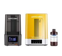 Anycubic Photon Mono 4 Ultra Imprimante 3D Résine, Wash and Cure 3 Plus avec éclairage du col de Cygne, Résine Haute Vitesse 2.0 pour Imprimante 3D Gris 1kg