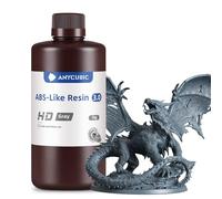 ANYCUBIC Résine ABS-Like 3.0 pour Imprimante 3D LCD MSLA DLP UV 405nm Résine Photopolymère,Haute Précision, Résistance et Ténacité Améliorées, HD Gris 1000g Résine ABS-Like 3.0 pour Impression 3D